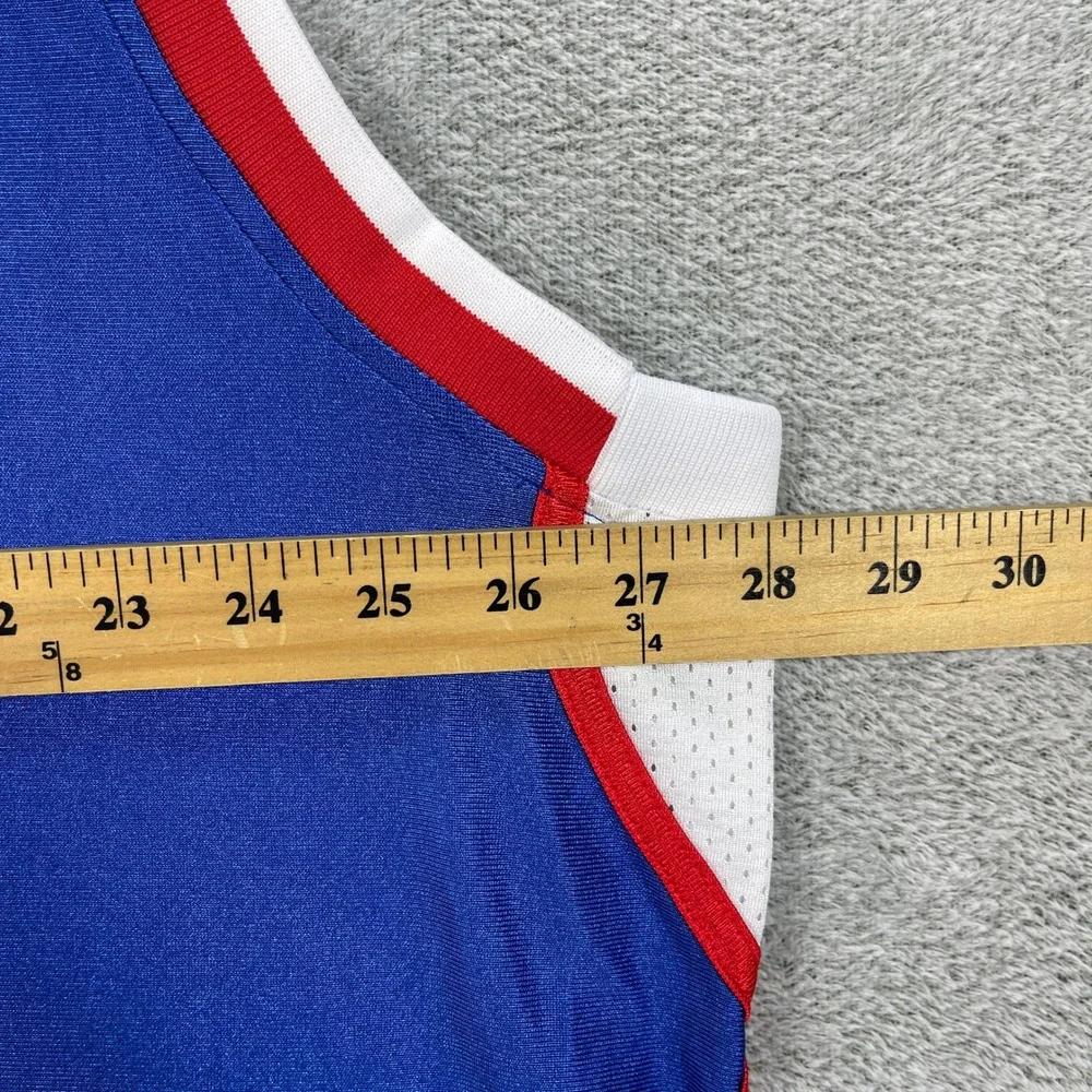 Kansas Jayhawks Adidas Basketball Jersey Men 2XL Blue #30 Julian Wright
